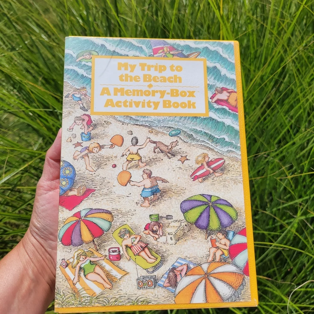 My Trip To The Beach ~ A Memory-Box Activity Book Set  ~ 1987 ~ FINAL PRICE!